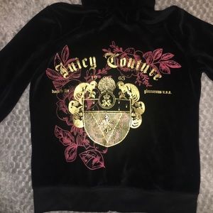 JUICY COUTURE| Velour Track Suit Set Black
